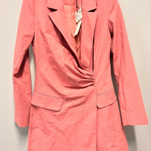 NWT ZARA Pink Blazer Dress Size Small 8661/338 - Picture 7 of 10